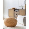 Mark & Day Prottes 13"H x 25"W x 25"D Natural Fiber Tan Pouf - 2 of 4