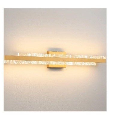 KAISITE 24inches Dimmable LED Bath Bar Black Bathroom Vanity Light