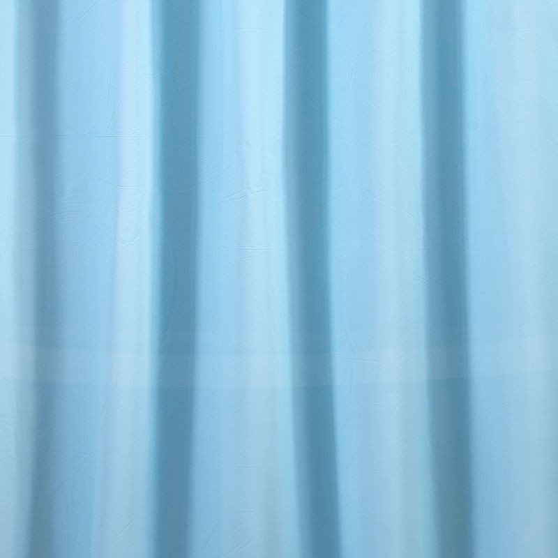 RT Designers Collection Home 3 Gauge Peva Stylish Shower Curtain Liner 70" x 72" Sky Blue, 3 of 4