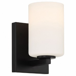 Access Lighting Sienna 1 - Light Vanity in  Matte Black - 1 of 4