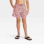Boys' Relaxed Quick Dry 'Above the Knee' Pull-On Shorts - Cat & Jack™ Red