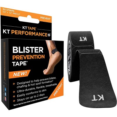 KT Tape Precut 3.5" Performance Blister Prevention Tape - 30 Strips