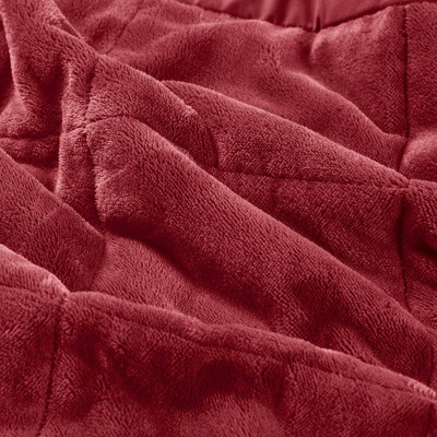 Burgundy Twin Reversible HeiQ Smart Temperature Blanket