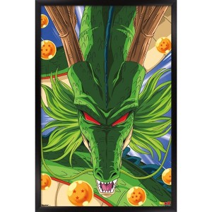 Trends International Dragon Ball Z: Cell Saga - Shenron Framed Wall Poster Prints - 1 of 4