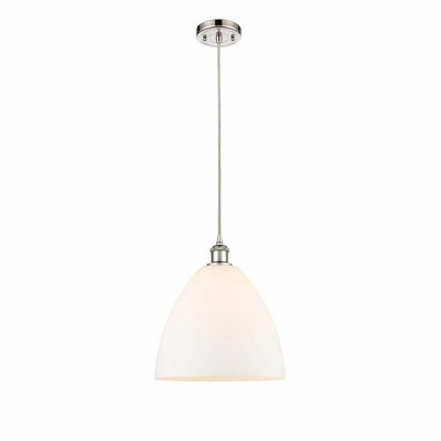 Bristol Glass - 1 Light Mini Pendant In Industrial Style-14.75 Inches Tall and 12 Inches Wide