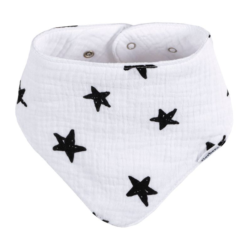 Gerber Neutral Baby Muslin Bandana Bibs - One Size Fits Most - 10-Pack, 4 of 10