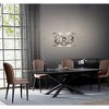 Chloe Lighting Alina Farmhouse 5 Light Distressed Antique Silver Finish Ceiling Pendant 21" Wide - 4 of 4