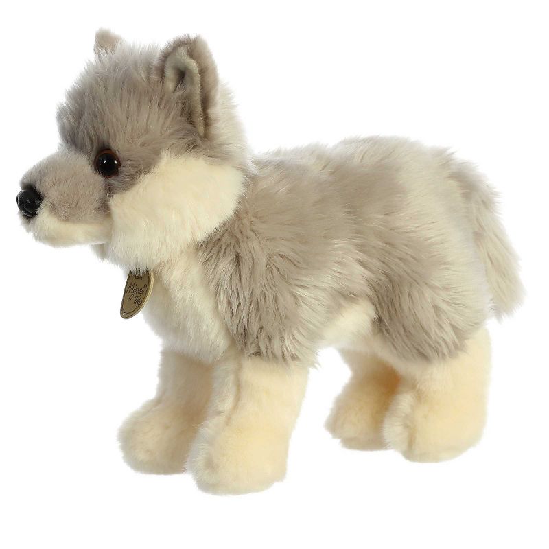 Aurora Medium Wolf Pup Miyoni Tots Adorable Stuffed Animal Gray 10", 5 of 7