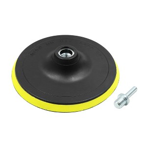 Unique Bargains Plate Hook Loop Polishing Buffing Car Automotive M14 Backing Pad with Shank 6" - 1 of 4