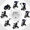 Kinder King 8 in 1 Kids Baby Stroller Tricycle Folding Toddler Trike w/Adjustable Push Handle - 2 of 4