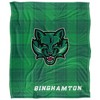 Binghamton University Campus Plaid Spirit Silky Touch Super Soft Throw Blanket 50x60 - 2 of 4