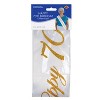 Beistle Gltrd Happy  70th  Birthday Satin Sash, 33" x 4", (2/Pkg) Multicolored - 3 of 3