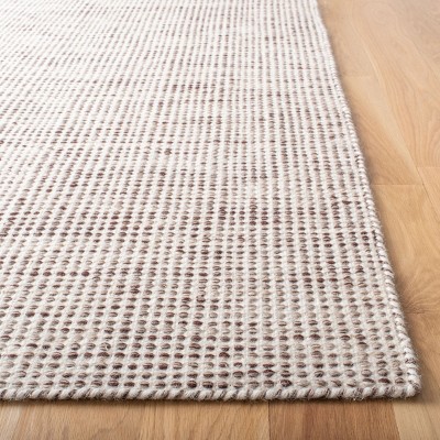 Ivory Tufted Handmade Wool 8' x 10' Rectangular Rug
