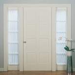 72"x28" Emily Sheer Voile Rod Pocket Door Sidelight Curtain Panel - No. 918