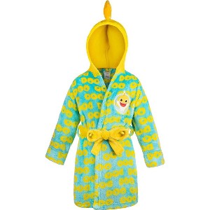 Nickelodeon Pinkfong Toddler Boys and Girls Baby Shark Plush Fleece Robe - 1 of 4