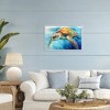 Stupell Industries Graceful Swimmer Tortoise Framed Giclee Art, White, 24" x 16" - 3 of 4