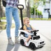Infans 3 in 1 Ride on Push Car Mercedes Benz G350 Stroller Sliding Car w/ Canopy - 4 of 4
