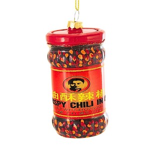 Cody Foster 3.5 Inch Chili Crisp Christmas Tree Ornament , Christmas Decor Spicy Food (1PC) - 1 of 4
