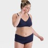 Women's Pointelle Ruched Front Boy Shorts - Wild Fable™ - 3 of 3