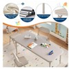 Nasitip Kids Folding Table, Toddlers Children's Activity Table for Dining Room, Daycare, Classrooms - 2 of 4