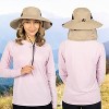 SUN CUBE Wide Brim Sun Hat Adults, Fishing Hats Sun UV Protection, Hiking Bucket Hat Safari Beach Boonie, UPF 50+ - 3 of 4