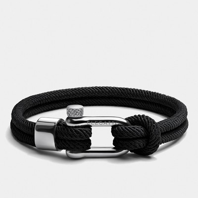 Elegatto Alchor Platinum Bracelet