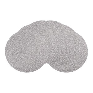 REGALWOVEN PU Heat Resistant Wipeable Placemats 15 x 15 Inch 6 Pcs - 1 of 4