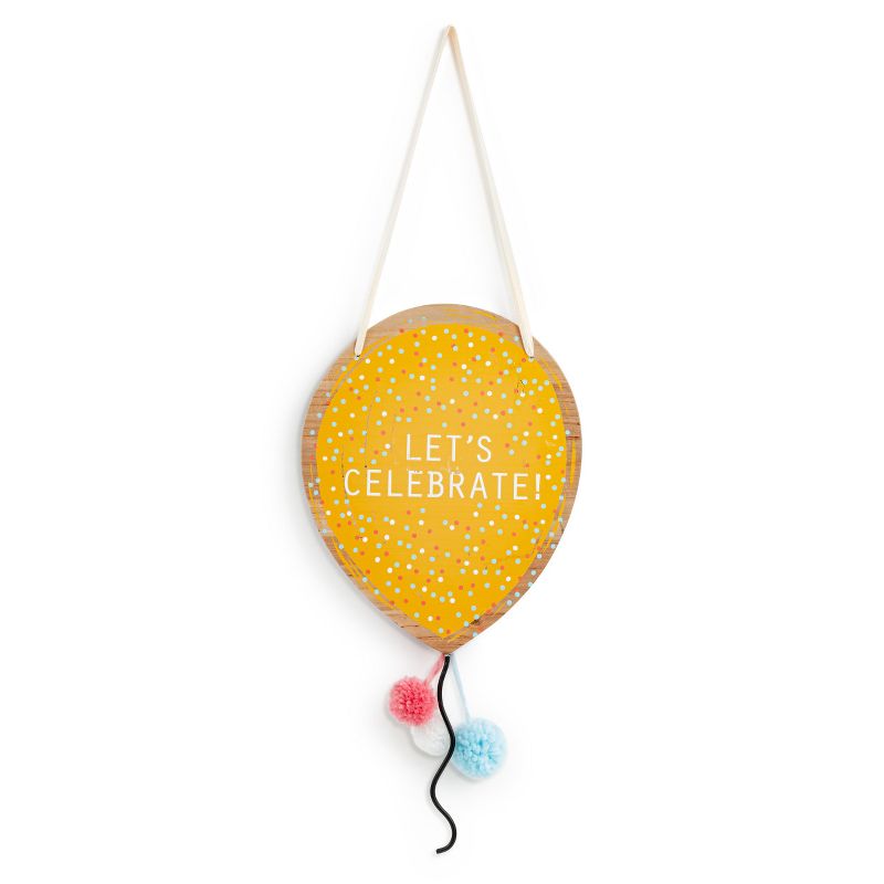 DEMDACO Let's Celebrate Balloon Door Hanger, 1 of 4