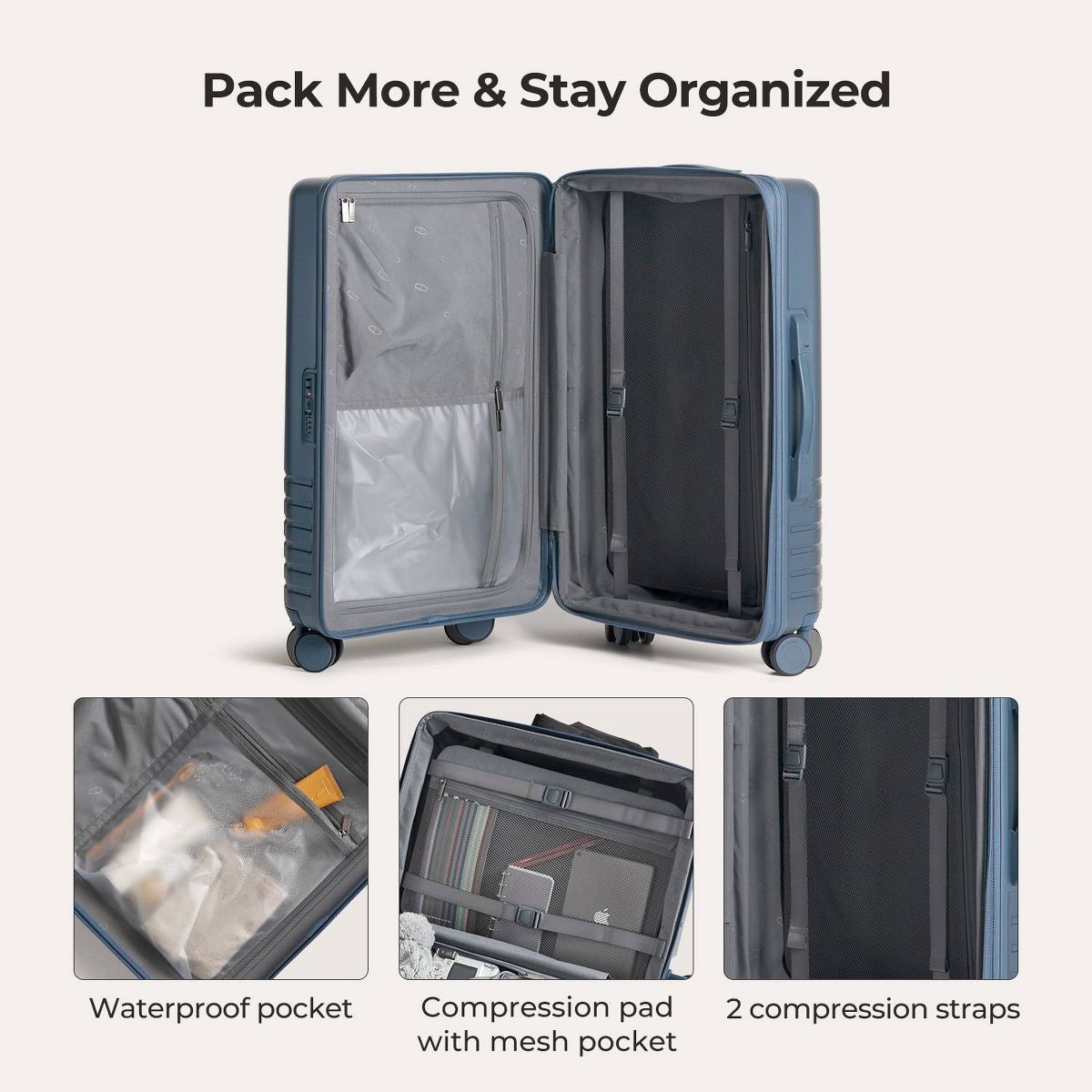 Bagsmart Getaway Luggage Set - thumbnail 6