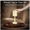 Bell + Howell Acrylic Lamp 1 Pack LED Rechargeable Touch Control Remote Color Changing Ambient Light - 4 of 4