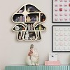 Attop Wooden Mushroom Floating Shelves, Crystal Display Shelf for Wall, Cute Mushroom Wall Decor, Rock Gem Stone Storage Organizer - 3 of 4
