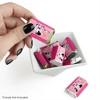 Big Dot of Happiness Pawty Like a Puppy Girl - Mini Candy Bar Wrapper Stickers - Pink Dog Baby Shower or Birthday Party Small Favors - 40 Count - 2 of 4
