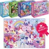 QUOKKA 60 Piece Puzzles for Girls - 4 Set Jigsaw Puzzles for Kids 3 4 5 - 4 of 4