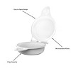 Hastings Home Microwave Egg Cooker and Portable Breakfast Omelet Maker - Two-Egg Capacity - 3 of 4