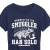 Women's - Star Wars - Property Of The Smuggler Han Solo Short Sleeve Graphic T-Shirt - 2 of 4