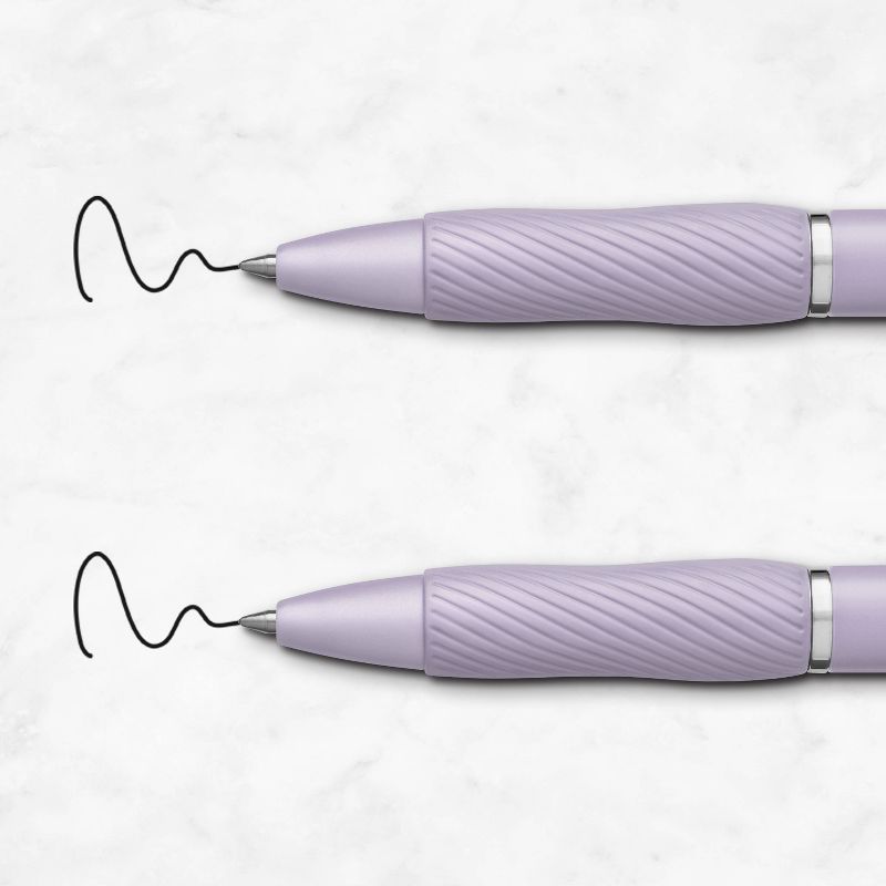 Sharpie 4pk Gel Pens Black Ink 0.7mm Medium Tip Violet Barrel, 5 of 7
