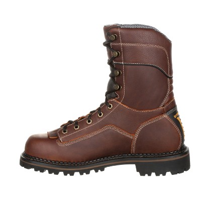 Men's Georgia Boot AMP LT Logger Low Heel Waterproof Work Boot