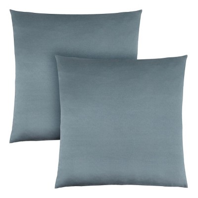 TopComfy Support Pillow Decorative Throw Pillow Set with Satin Finish for Sofa or Bed Use, Blue, 17"*17"*3"