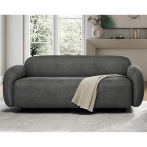 AMERLIFE Modern 3 Seater Sofa with Soft Boucle Upholstered, Comfy Cloud Couch for Living Room, Grey - 1 of 4