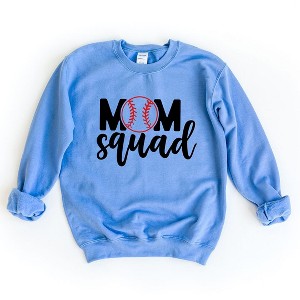 Simply Sage Market Women's Graphic Sweatshirt Mom Squad Baseball - 1 of 3