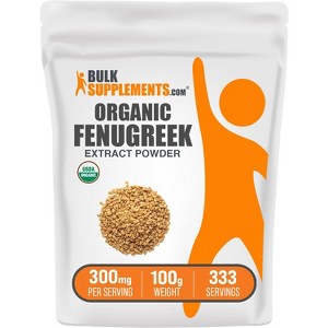 BulkSupplements Organic Fenugreek Extract Powder - 1 of 4