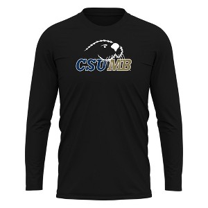 California State University - Monterey Bay Adult Sport Long Sleeve Shirt Primary Logo, Athletic Heather - 1 of 4