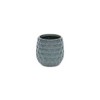 Cheung's Farrier Hexagon Pattern Blue Ceramic Pot - Small - 2 of 3