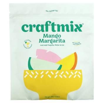 Craftmix Cocktail Mix Packets, Mango Margarita, 12 Packets, 2.96 oz (84 g)