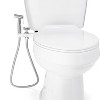 CleanSpa Luxury Hand-Held Bidet Sprayer and Holster with Integrated Shut Off White - Brondell: Stainless Steel, Diaper Cleaner - 2 of 4