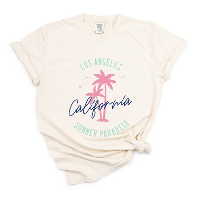 Simply Sage Market LA Paradise Garment Dyed Tee - XL - Ivory