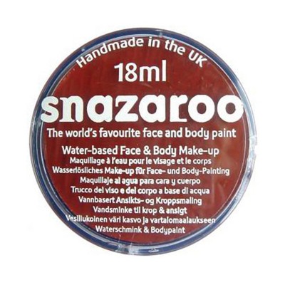 Snazaroo Holdings Limited Snazaroo Face Paint - 18ml Brown - Rust Costume Accessory