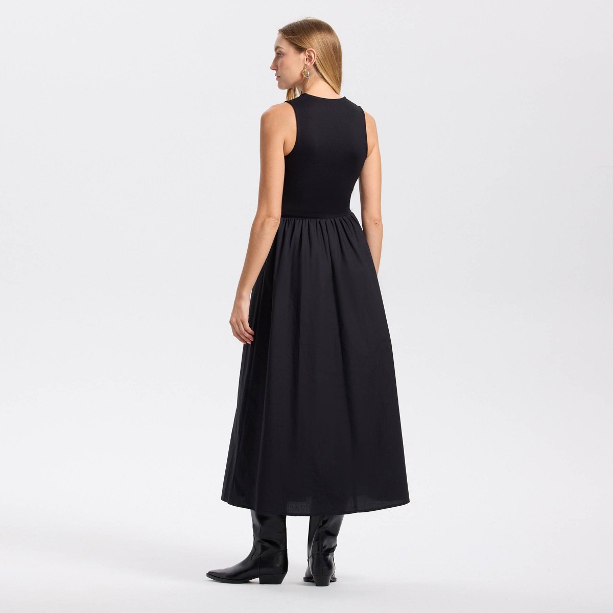 Женские платья A New Day Women's Sleeveless Knit Midi A-Line Dress - A New Day™ Black M — фото 2
