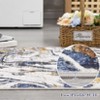 5x7 Washable Area Rug for Living Room Bedroom, Modern Abstract Non-Slip Rugs, Low Pile Soft Stain Resistant Carpet for Dining Room, Office - 3 of 4