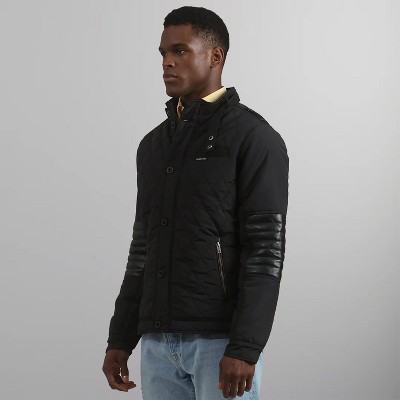 Members Only Men'S Belmont Quilted Jacket-Black-Small — фото 2